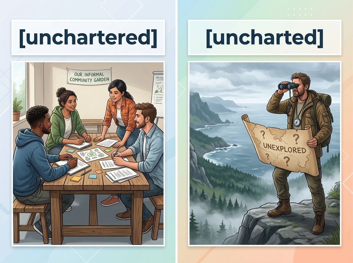 unchartered or uncharted