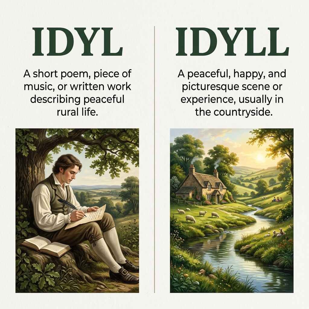 idyl or idyll