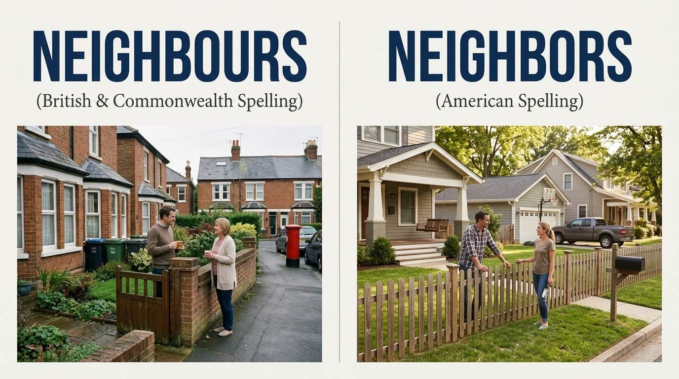 neighbours or neighbors