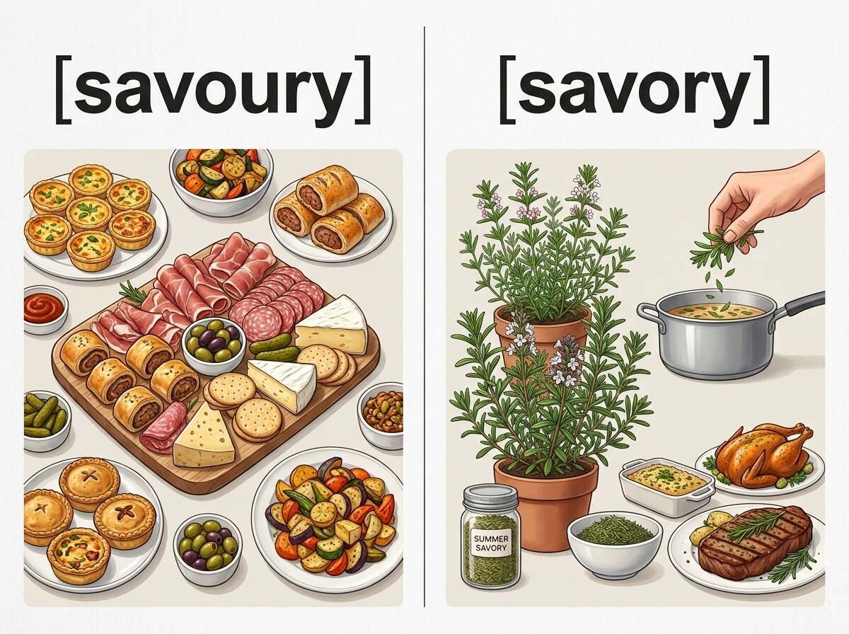 savoury or savory