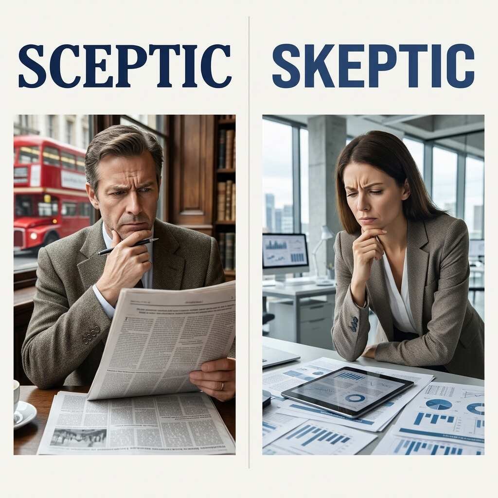 sceptic or skeptic